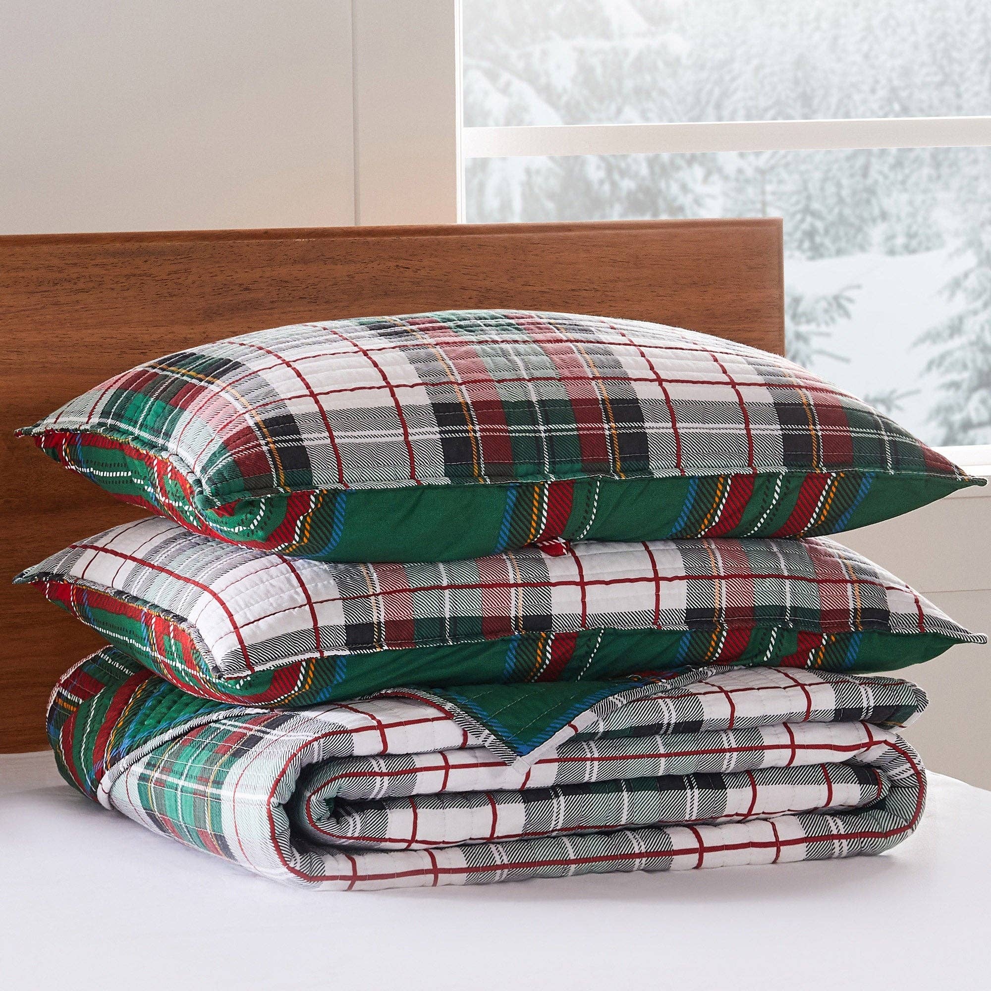 Levtex Home - Wholesale Quilt - Spencer Plaid Quilt10