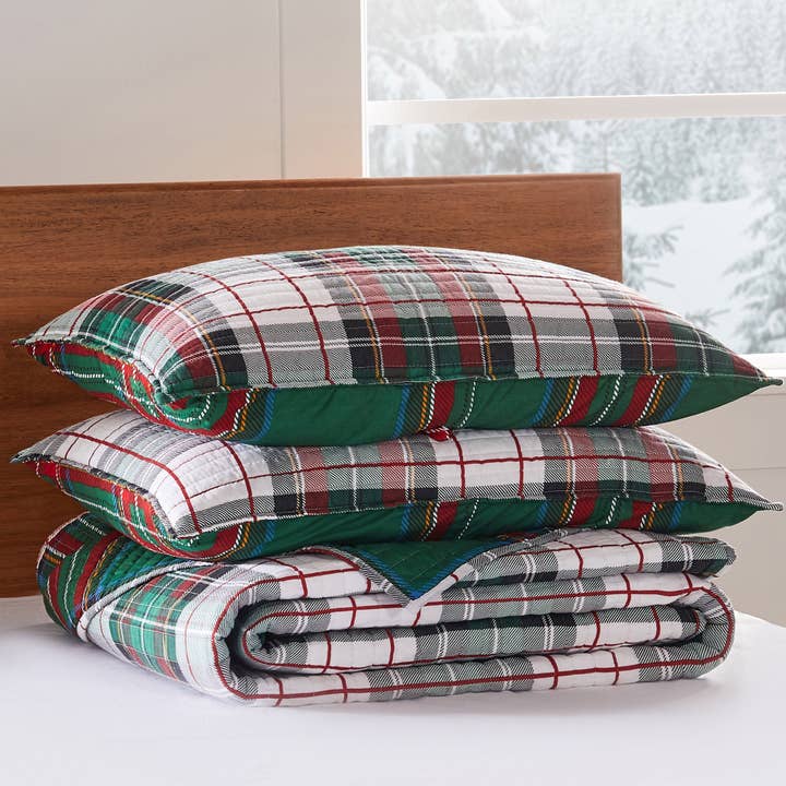 Levtex Home - Wholesale Quilt - Spencer Plaid Quilt10