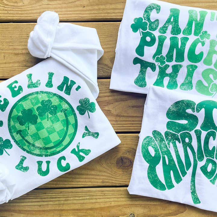 Groovy St. Patty’s Day for wholesale by COTTON PRESS CO.
