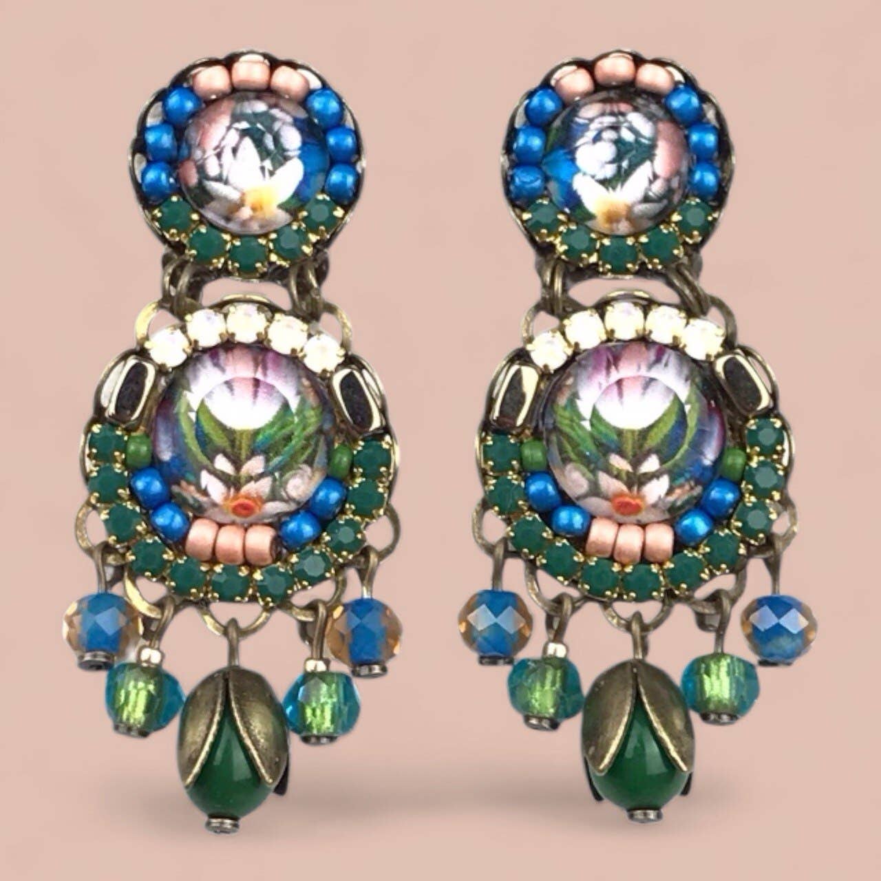 melizijewelry - Vendita all'ingrosso Orecchini pendenti - Orecchini di cristalli Forestier2