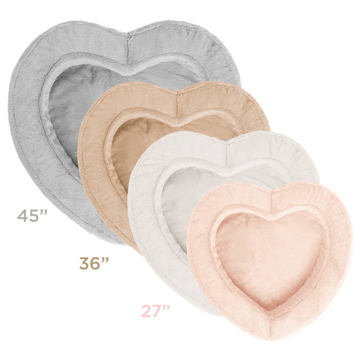 Sherry Kline Pet Beds - Wholesale Pet Bed - Cat/Dog - Sherry Kline Heart Shaped Faux Fur Pet Bed
