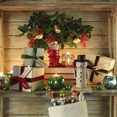 HomArt - Wholesale Christmas Decoration - Snowman Stocking Holder - Cast Iron