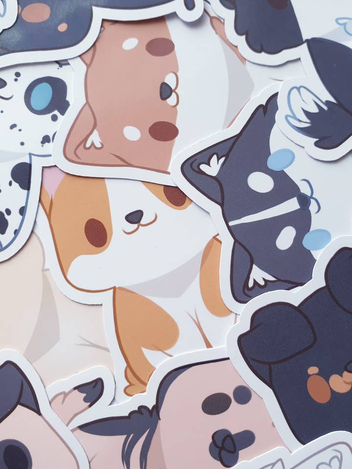 Dog Breed Stickers 2 for wholesale by Ellesdoodlebox