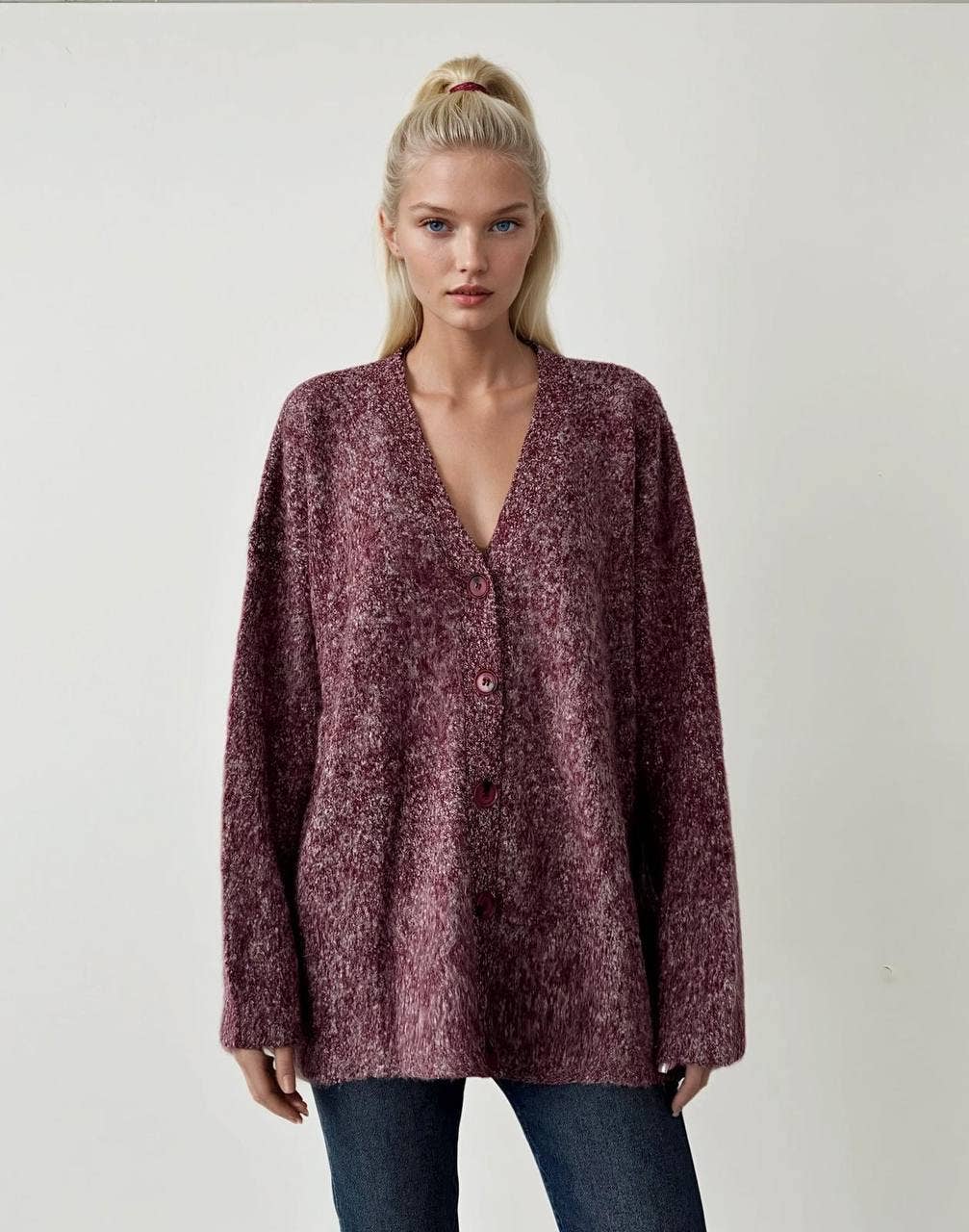 Anaz - Wholesale Cardigan - Women's - Melange Cardigans