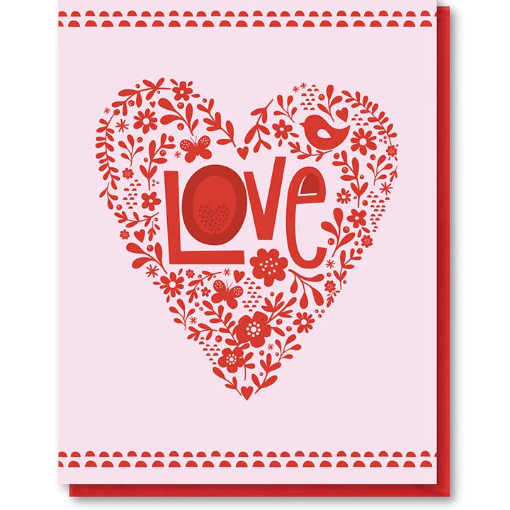 Ikon Hør kærlighedskort for engroshandel hos doodle bird design