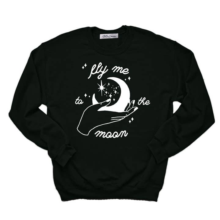FLY ME TO THE MOON Crewneck Sweatshirt for wholesale by BBxCollection