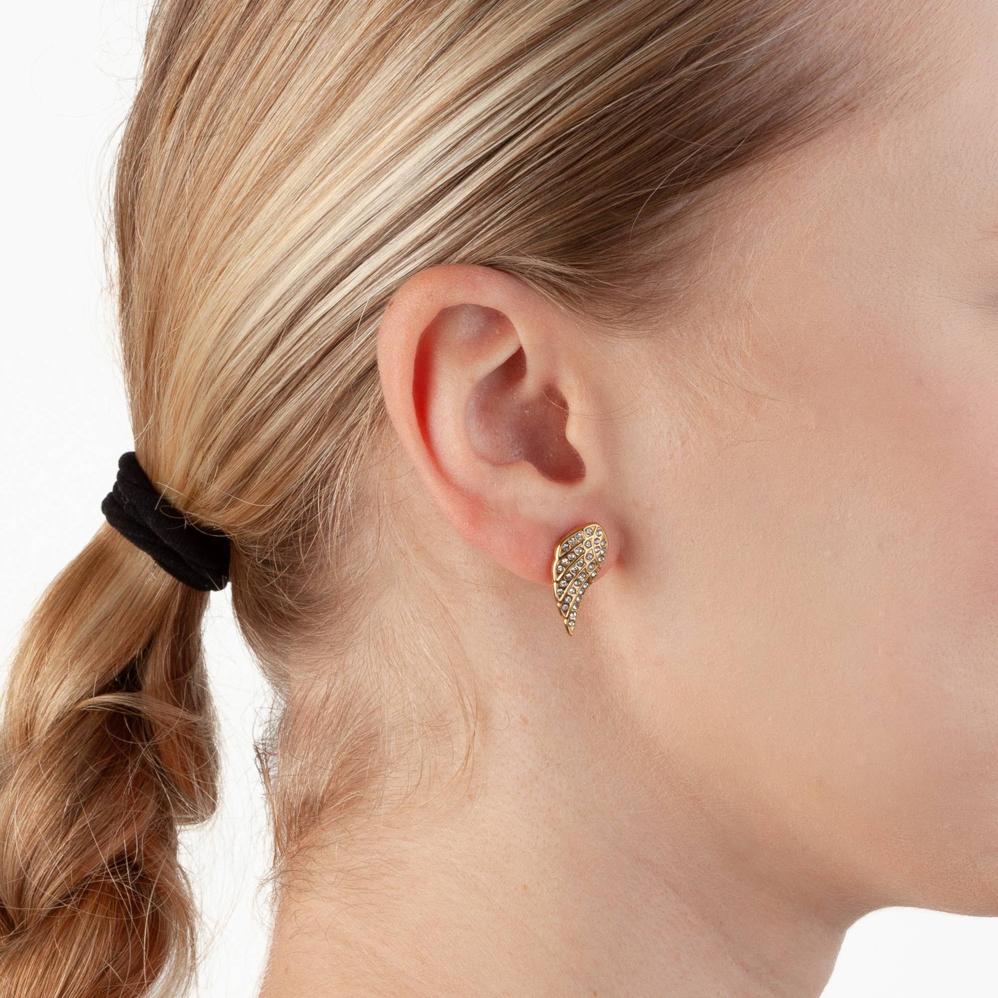 Shebiju - Wholesale Cuff/Wrap Earrings - Angel Wings Steel Earring GKE2303270611