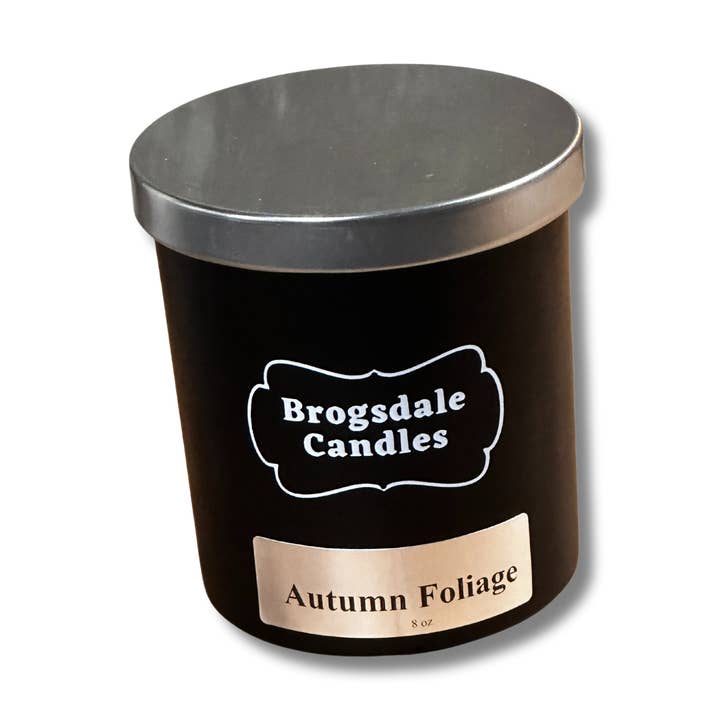 Autumn Foliage Hand poured soy blend wooden wick candle. for wholesale by Brogsdale Candles