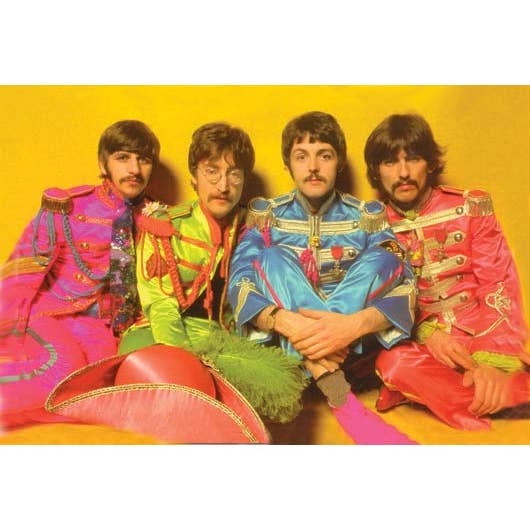 VisionWorks LLC - Wholesale Postcard - Postcard. Beatles. Sgt. Peppers, 1967. Closeup.