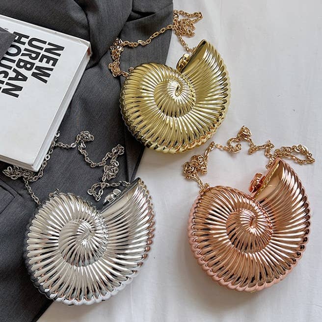 Sea Shell Acrylic Crossbody for wholesale by POSTA Designs Studio