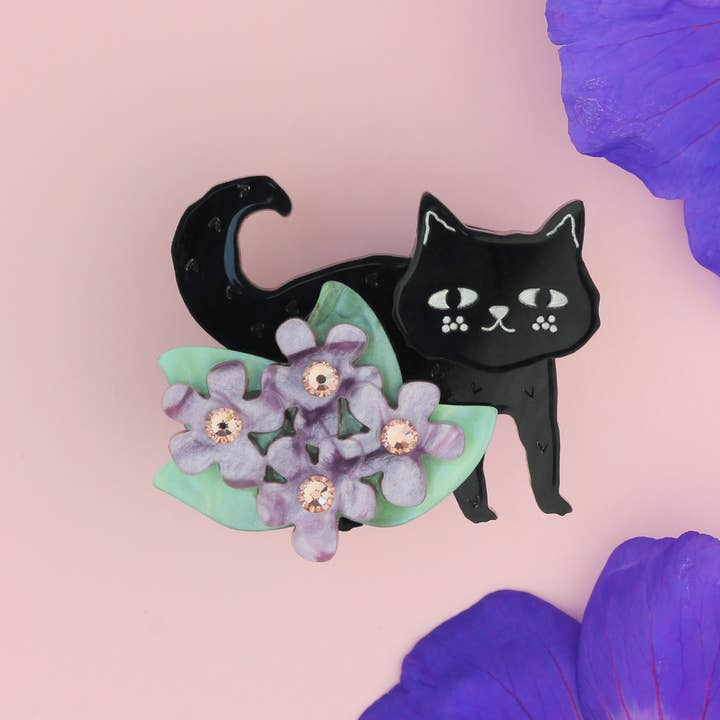 Little Moose - Wholesale Brooch - Black Cat Brooch3
