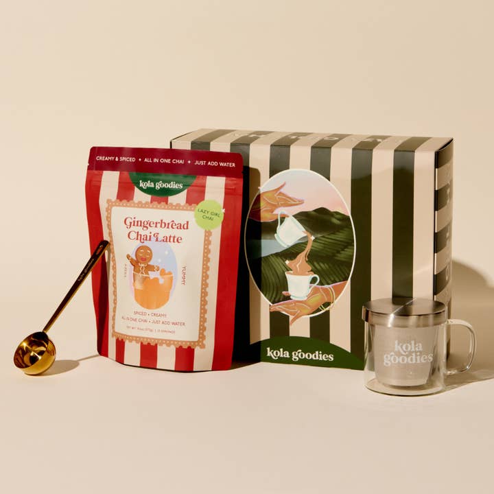 Kit Regalo Pan di Zenzero per la vendita all'ingrosso da parte di Lazy Girl Chai | Kola Goodies