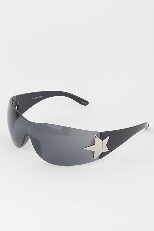 MULTI Star Shield Sunglasses HOEA179 for wholesale on Faire