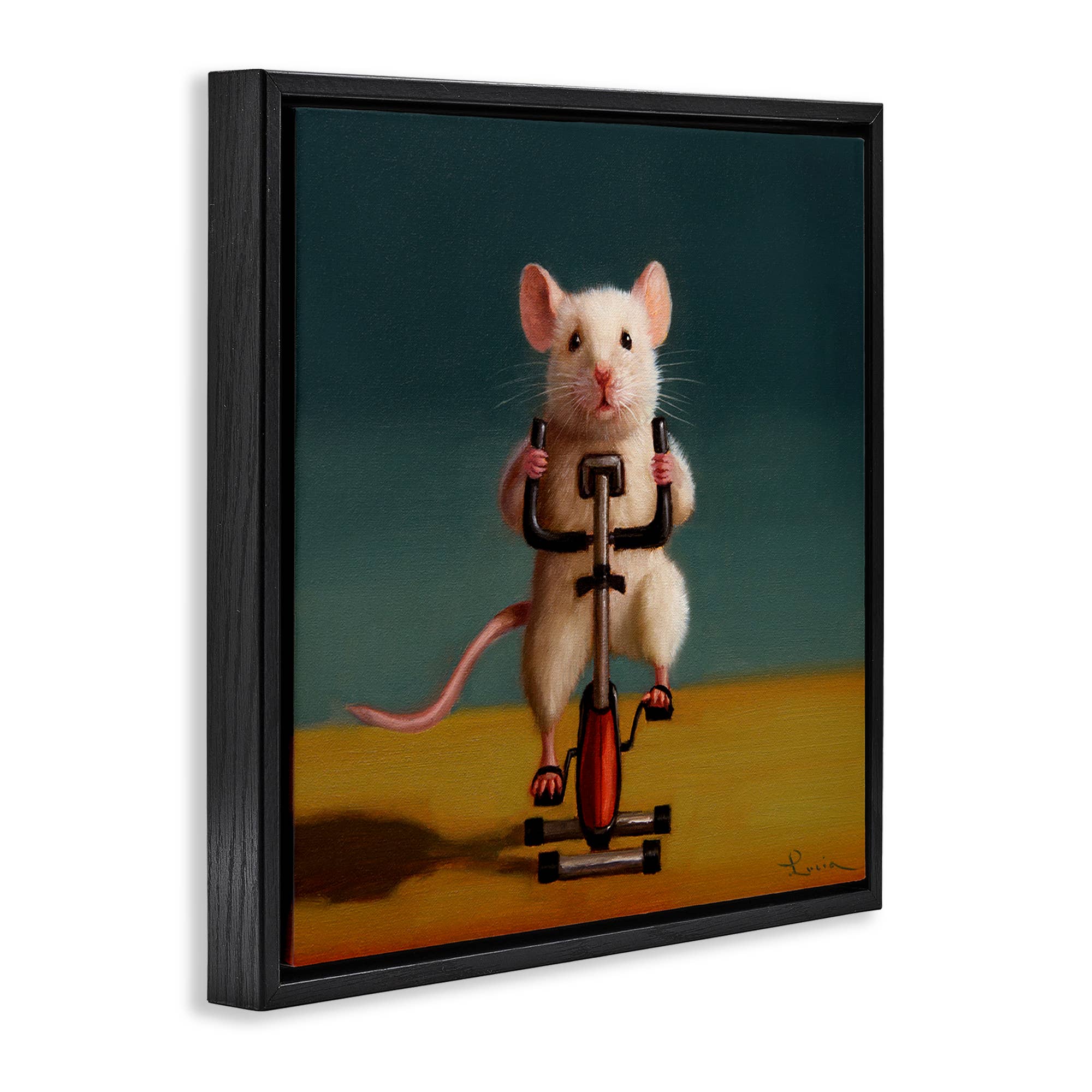 Stupell Industries - Wholesale Wall Sign - Funny Workout Mouse - Framed Wall Art18