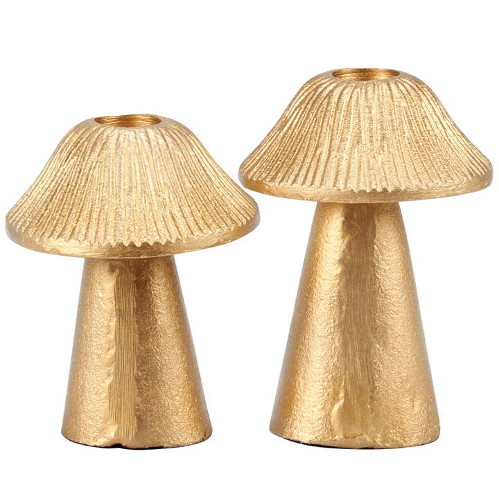 Mushroom Candle Holder Set for wholesale by Primitives by Kathy