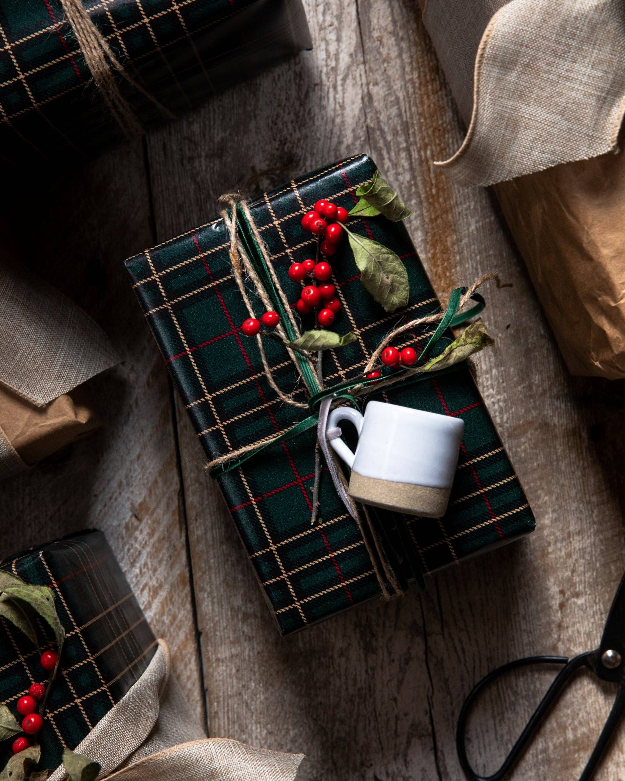 Farmhouse Pottery - Wholesale Ornament - Felted Silo Mug with Hot Cocoa Ornament1