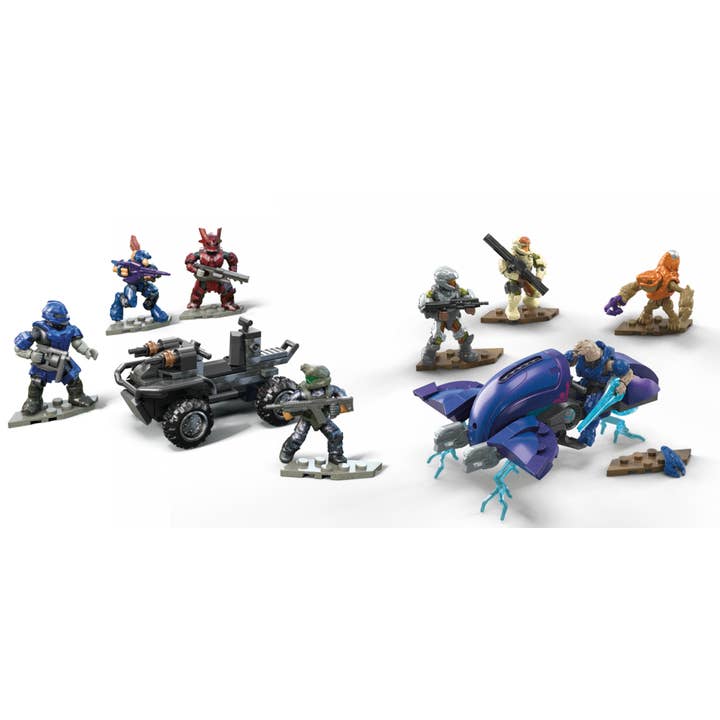 Toysmith - Wholesale Toy Set - Kids - MEGAâ„¢ Halo Small Vehicles Collection Assortment