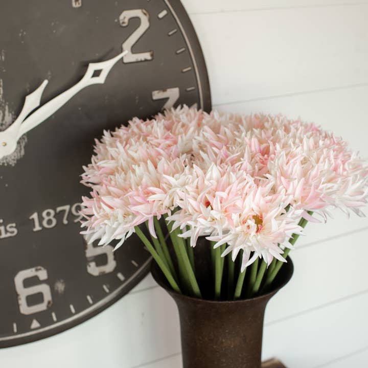 Ragon House - Wholesale Artificial Flowers - 22" SOFT PINK GERBERA DAISY STEM