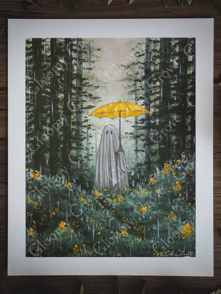 "Melancholy Showers" | Fine Art Print for wholesale by Gloomy Grove
