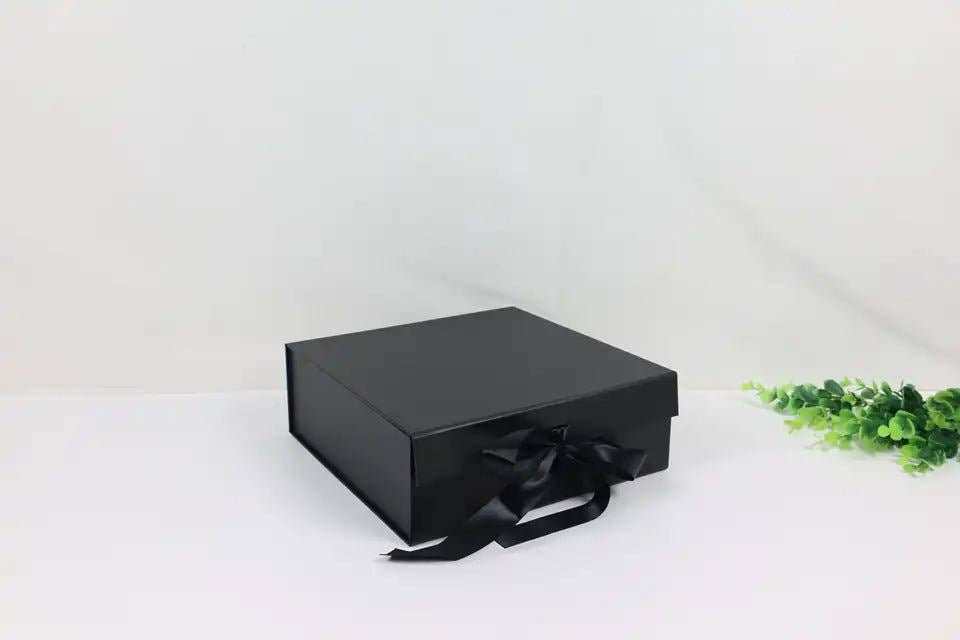 Elegant Design Supply - Wholesale Gift Box - Folding Square Gift Box with Ribbon2