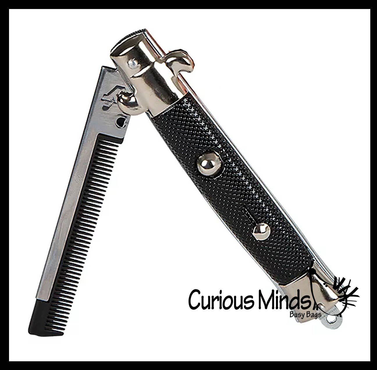 Curious Minds Toys - Wholesale Pocket Knife/Holder - 1 Switchblade Comb -Fun Novelty Pocket Knife Comb -Retro Toy2