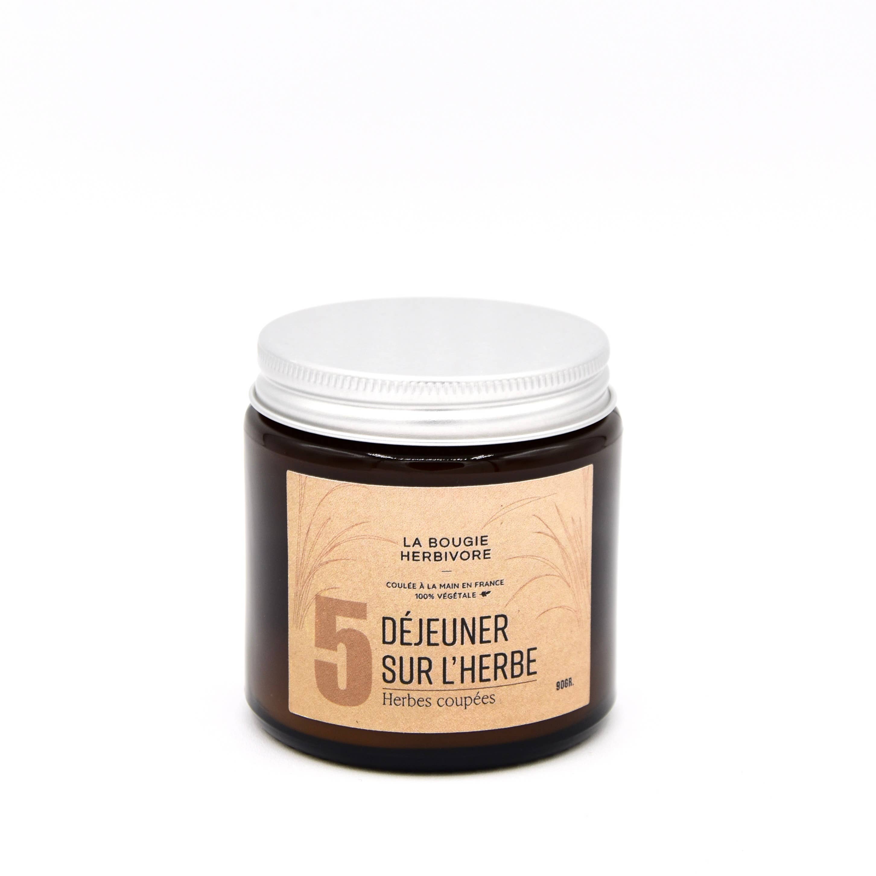 LA BOUGIE HERBIVORE - Vente Bougie en bocal - Bougie parfumée naturelle N°5 Déjeuner sur l'herbe 3 formats6