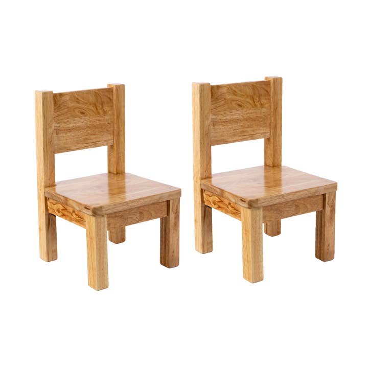 Conjunto de 2 A minha primeira cadeira Infantil Montessori Madeira natural por atacado de Pioupiou et Merveilles