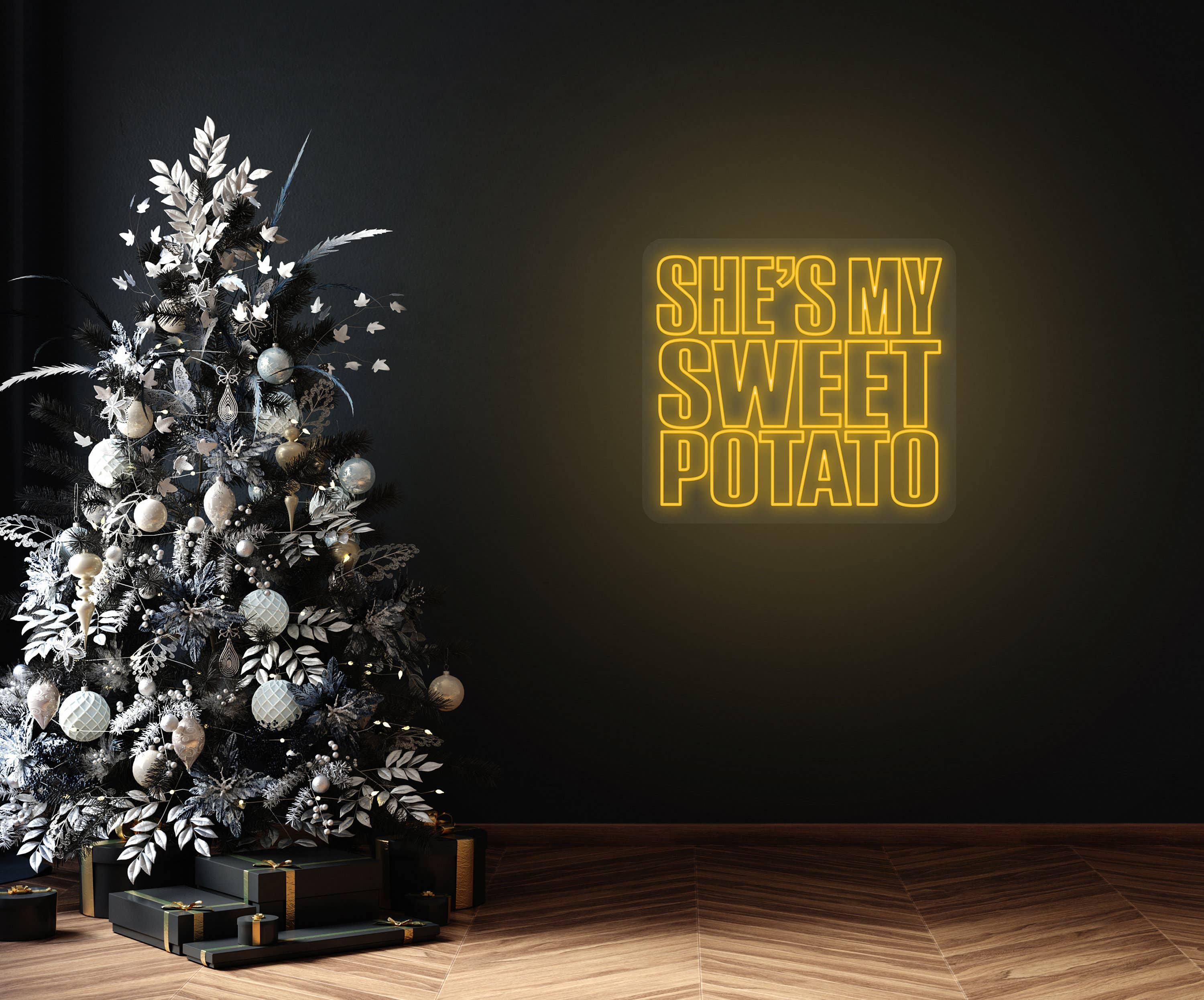 Glow Neon - Wholesale Neon Sign - She Is My Sweet Potato Neon Sign, Couple Deocr, Couple Gifts1