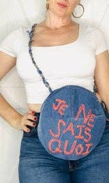 Aerial Clothing sRQ - Wholesale Crossbody Bag - Women's - That Certain Something Denim Crossbody5