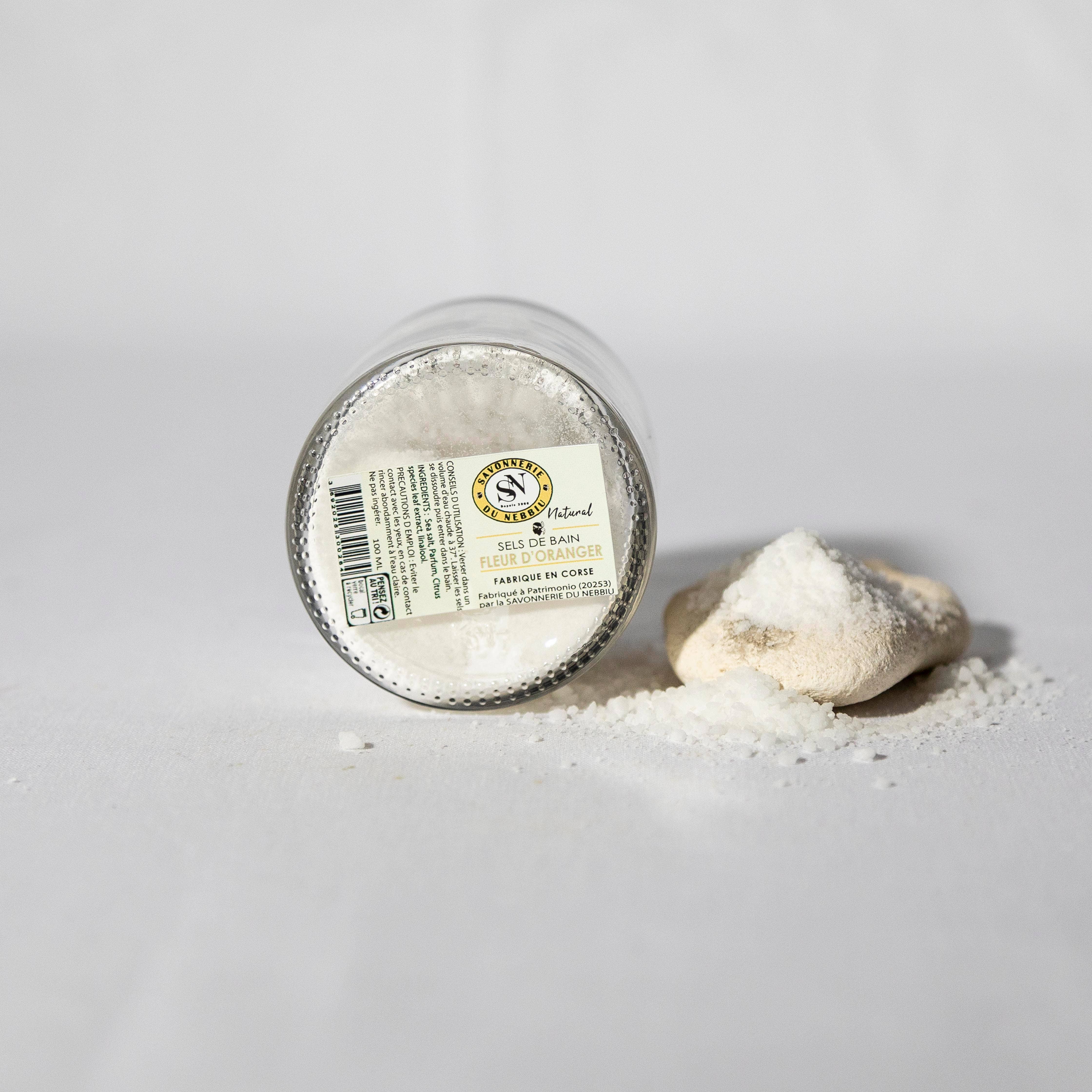 La Savonnerie du Nebbiu - Vendita all'ingrosso Sali da bagno - Sali da bagno al fiore d'arancio3