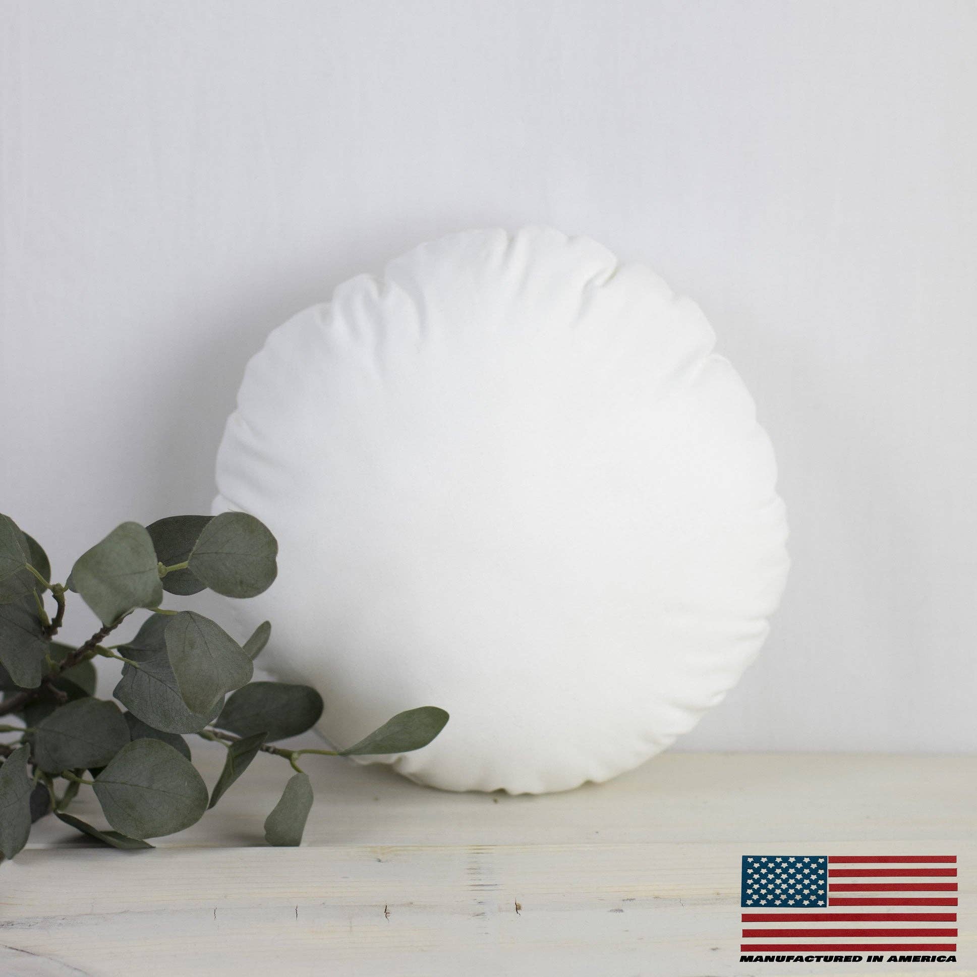 UniikPillows - Wholesale Pillow Insert - 32" | Round Angel Hair Insert | Indoor Outdoor Down Alternat0