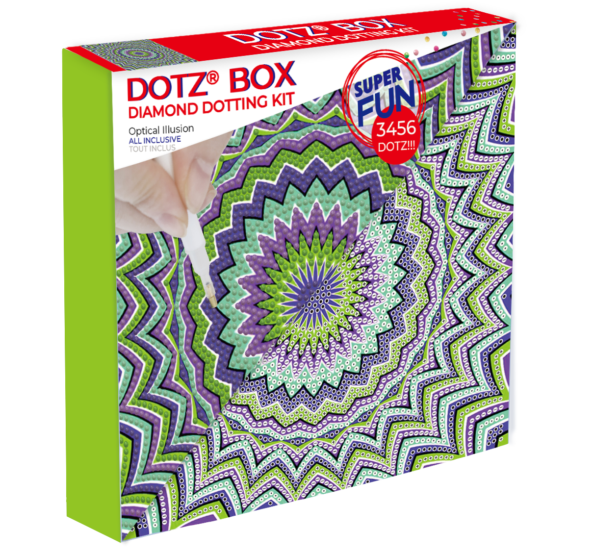 DIAMOND DOTZ® - Wholesale DIY Craft Kit - Optical Illusion (Medium)3
