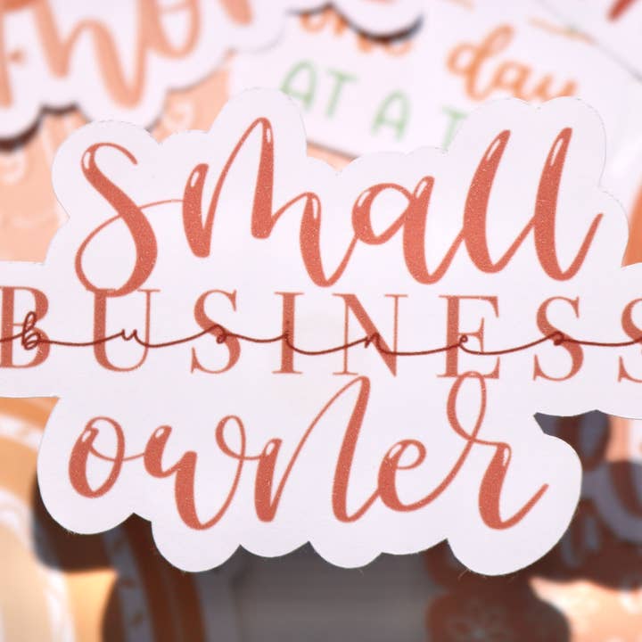 Small Business Owner Sticker for wholesale by Cliviasart