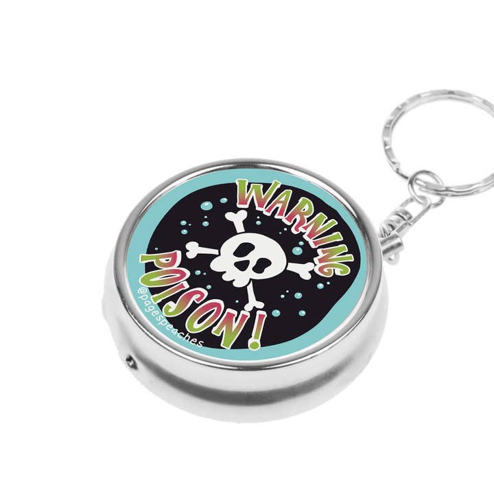 Étui Pilule de Poison avec Organisateur à 3 Voies pour la vente par Page's Peaches