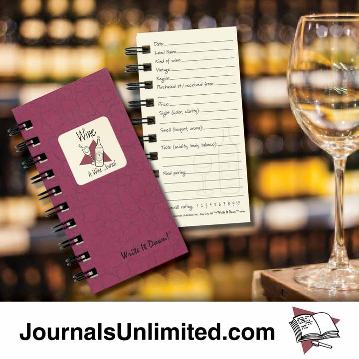 Journals Unlimited - Wholesale Journal/Diary - Mini - Wine Journal (Color)6