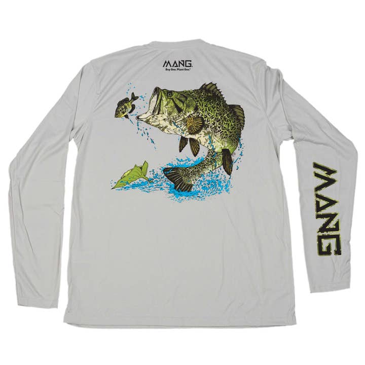 MANG - Wholesale Screen printed t-shirt – unisex - Largemouth Bass MANG - LS2