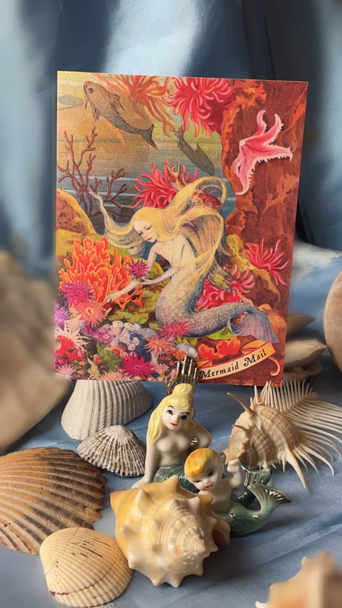 Ivory Tower Studios - Wholesale Everyday Greeting Card - Deep Sea Mermaid Mail Anytime Card2