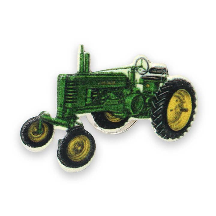Épinglette en émail de tracteur John Deere pour la vente par Open Road Brands, LLC