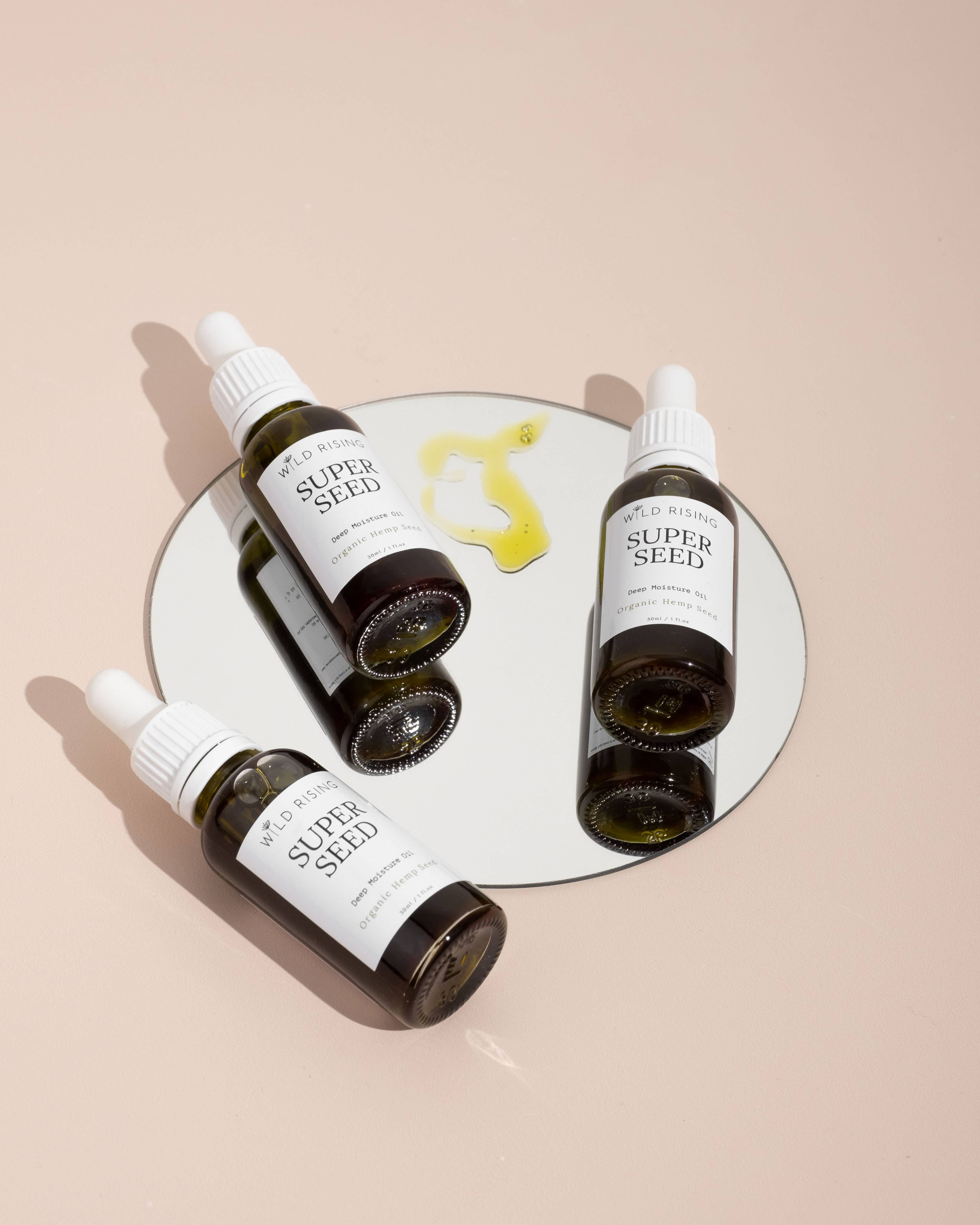 Wild Rising Skincare – wholesale Facial oil – Organic Cannabis Sativa Hemp Seed Face Oil Acne Oily Skin2