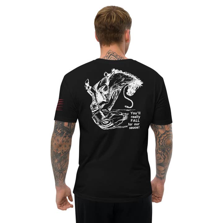 You Will Fall For Our Sauce T-shirt/ American Flag for wholesale by Mocny and Sons