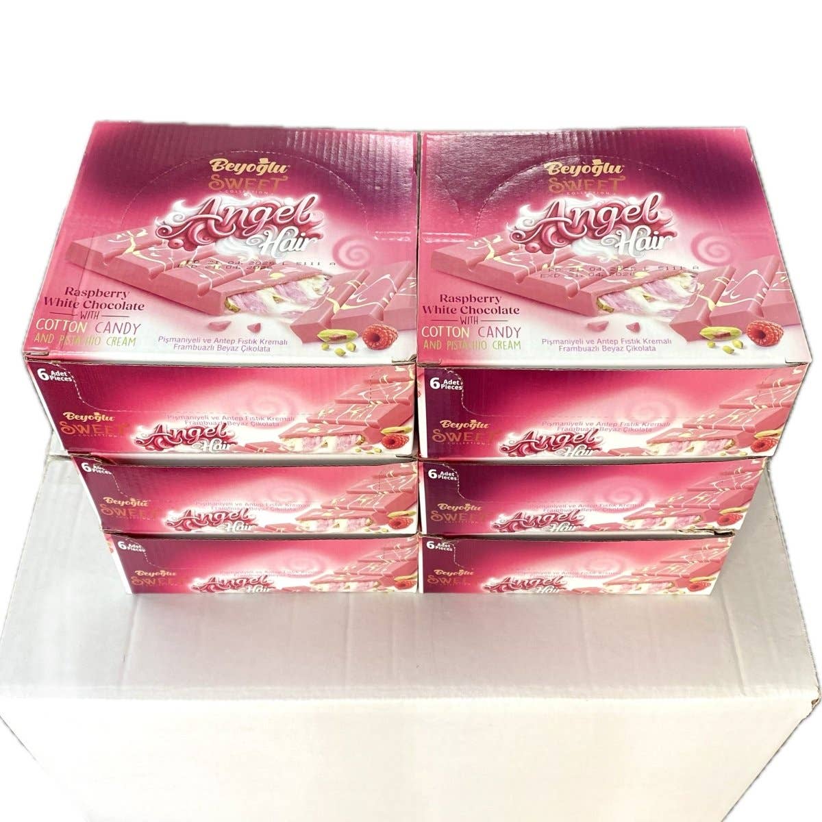 Aladdin – wholesale Chocolate-covered sweets – Beyoglu Angel Hair Raspberry Chocolate Cotton Candy Turkish4