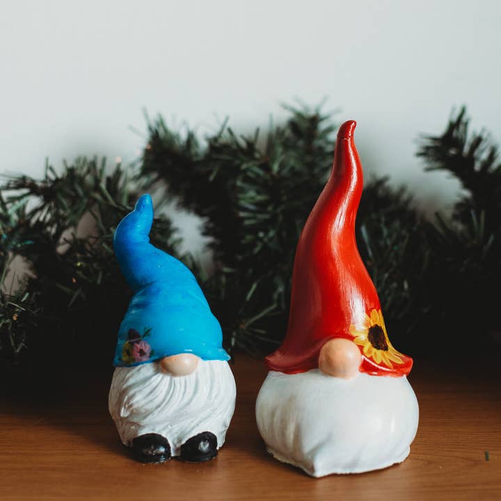 The Market Made - Wholesale DIY Craft Kit - Paint Your Own Gnome Kit | Paint Your Own Gnome Activity Set | Paint Your Own Handmade Concrete Decor Gift Set