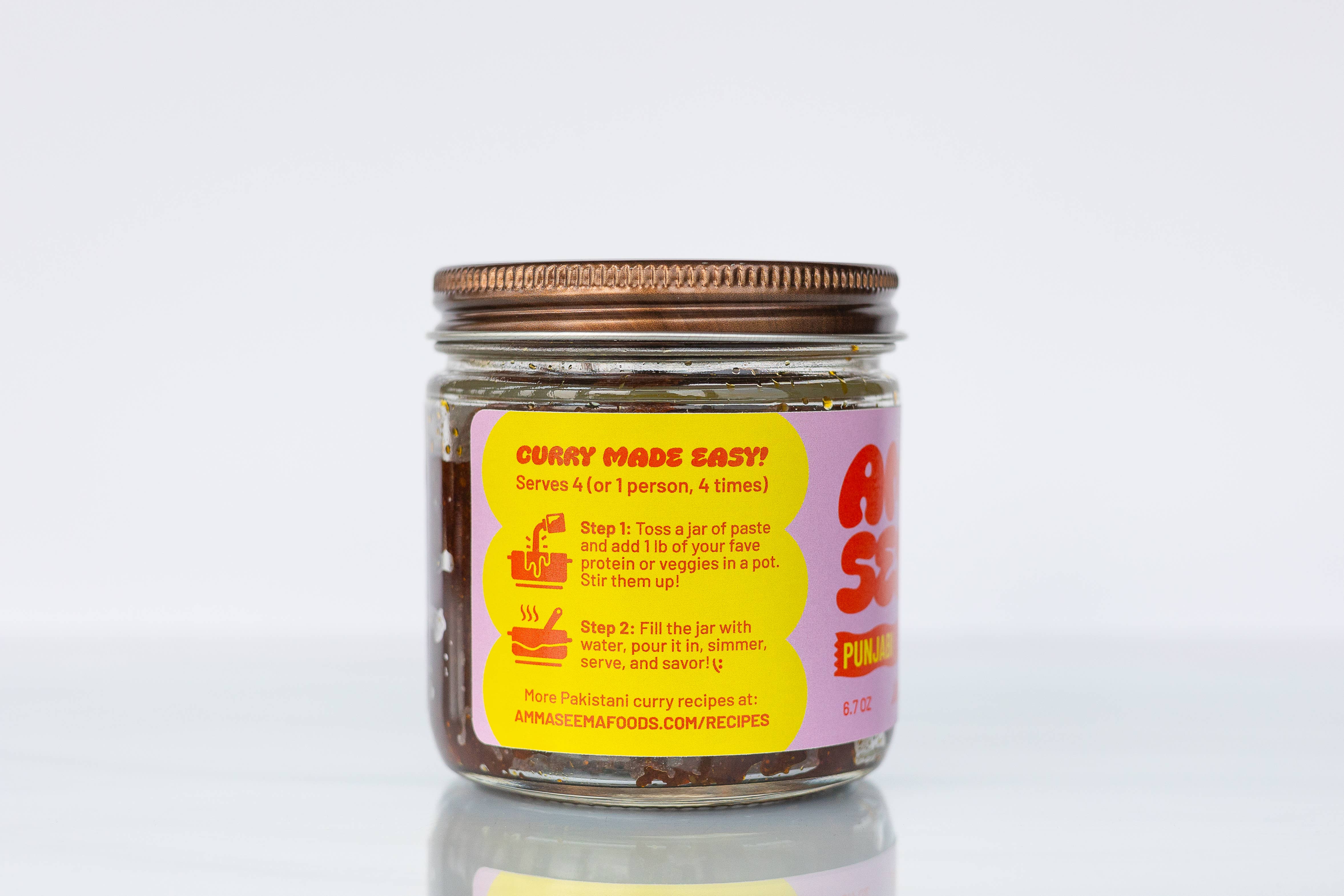 Amma Seema - Vente Pâtes de piment - Amma Seema : Pâte de curry punjabi. Épicé1