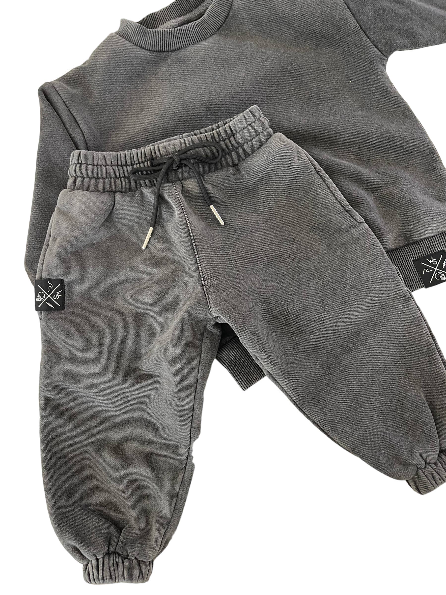 Wild Stone Co - Wholesale Lounge Sweatpants/Joggers - Kids - Stone Washed Joggers4
