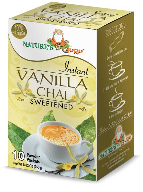 Instant Vanilla Chai Sweet Bx for wholesale by Nature's Guru