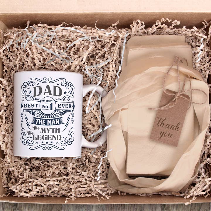 byMerryWorks - Wholesale Coffee Mug - The Man The Myth The Legend Mug, World's Best Dad Mug
