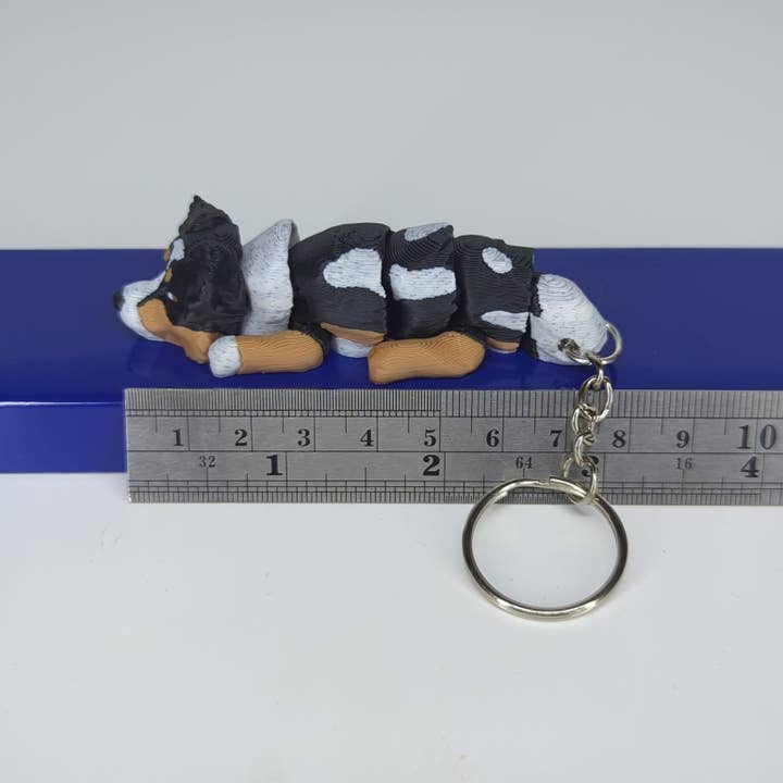 Ocean Gems And More - Wholesale Keychain - Unisex - Australian Shepherd Flexi Keychain1