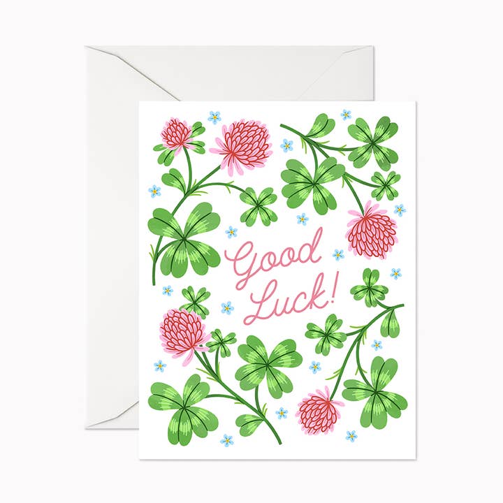 Boa sorte | Cartão comemorativo por atacado de Linden Paper Co.