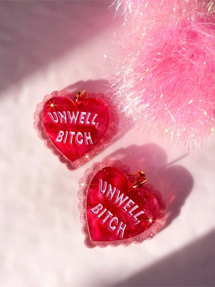 Unwell Hearts for wholesale by No Guts No Glory Jewelry + Co