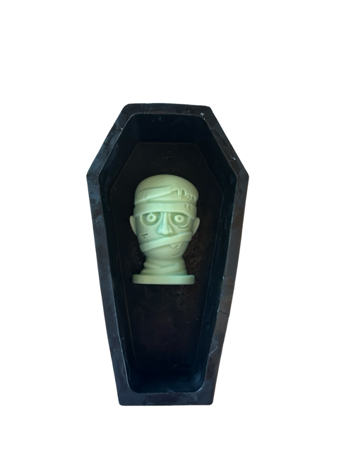 Plunk Soap and Candle Company - Wholesale Bar Soap - Spooky Coffin and Zombie Head Soap: Halloween items 1